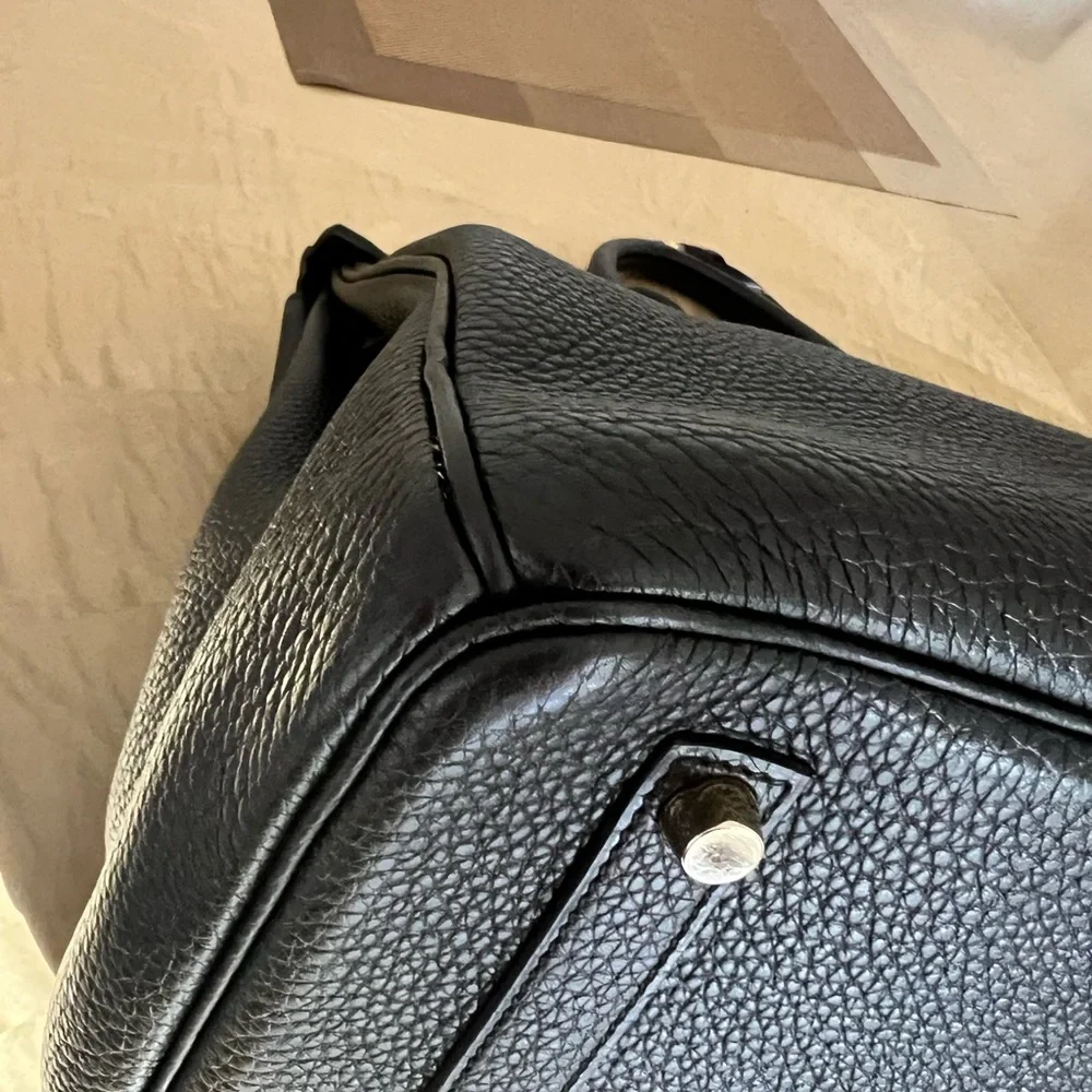 Hermès Birkin 35 noir ( black) Togo gold hardware in excellent condition - Picture 9 of 16